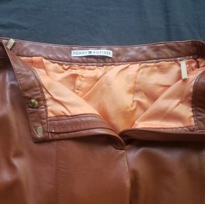 Vintage Leather Tommy Hilfiger Pants